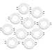 Produktbild 10 Weißer LED Einbauring Ring Rahmen Deckeneinbauring Einbaurahmen schwenkbar aus Aluminium für GU10 MR16 GU5,3 G4 LED Spot, LED Einbauleuchten und Halogen Lampen