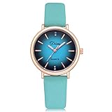 VJGOAL Damen Uhren, Frauen Mädchen Ultradünne Elegant Armbanduhren Mode Trend Minimalistisches Kontrastfarbe Freizeit Watch Geburtstagsgeschenk