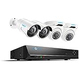 Reolink Security Camera System, 8ch 4MP PoE Video Recorder w/ Four 1440P PoE Outdoor Indoor Super HD 2560*1440 IP Cameras, 2TB Surveillance HDD CCTV Systems, RLK8-410B2D2