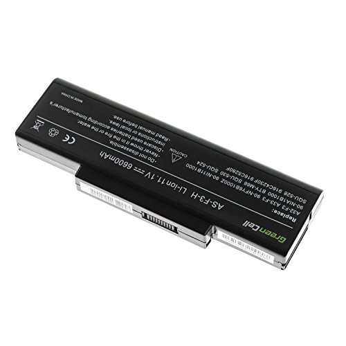 Green Cell® Extended Serie Laptop Akku für Asus F3S (9 Zellen 6600mAh 11.1V Schwarz) - 5
