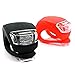 Produktbild Prochive 2 x Mini LED Fahrradlampen für Sicherheit Wasserdicht Silikonleuchte Frontlicht Fahrrad Scheinwerfer Lampe Rot/Schwarz