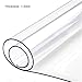 Produktbild JRMU Multi-größe 1.5mm Durchsichtige PVC Tischtuch, Wasserabweisend Kunststoff Tischwäsche Geldklammer Spill-Beweis Staub-Beweis Öl-Beweis Tabletop Mat-85x135cm(33x53in)