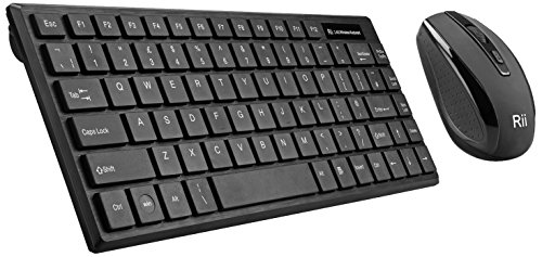 Rii RK700 2.4Ghz Wireless Keyboard Mouse Combo UK Layout For PC Laptop Raspberry Pi 1 2 3 Mac IOS Linux HTPC IPTV Google Android TV Box XBMC KODI Windows 2000 XP Vista 7 8
