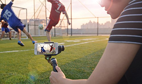 Feiyu SPG Stabilizzatore Gimbal a 3 Assi per Smartphone, iPhone, Action Cam, e Tutte le Videocamere di GoPro
