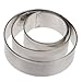 Produktbild tmodd 3 x rund Kreis Fondant Kuchen Sugarcraft Keks Ausstecher Decor Metall Set
