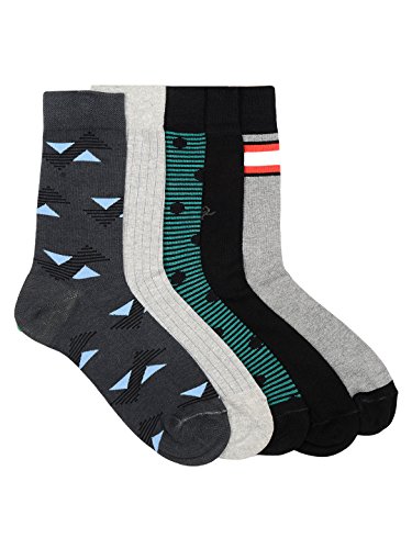 Arrow Mens Formal Calf Length Cotton Pack of 5 Pair Socks RS.299 (61.00% Off) - Amazon