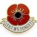 Produktbild Lest We Forget Poppy Pin Badge