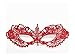 Produktbild Heelinna Blumensträuße Kreative Herz Lace Cutout Maske Venezianische Maskerade Maske für Weihnachtsfeier (rot) (Farbe : Red, Größe : 21.5X8cm)