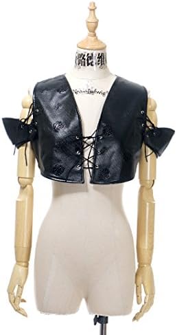 Exclusive Vintage Gothic Punk Middle Age Style Retro Armor Like Lady Short Vest