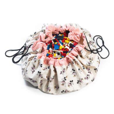 Play and Go - Sac Rangement Disney Minnie, Couleur Or (49984)