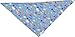 Playshoes Unisex Bandana Bibs Cars Pack of 3 Neckerchief, Blue (Original), One Size