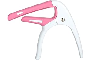 SGPRO Capos for Acoustic Guitars, Electric Guitars and Ukulele, Superior Zinc Alloy and Silicone Made (Pink)