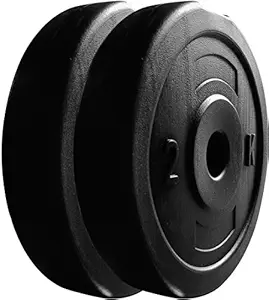 BODY MAXX PVC Spare Weight Plates - 4 Kg (Black)