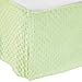 American Baby Company Heavenly Soft Minky Dot Tailored Crib Skirt, Celery