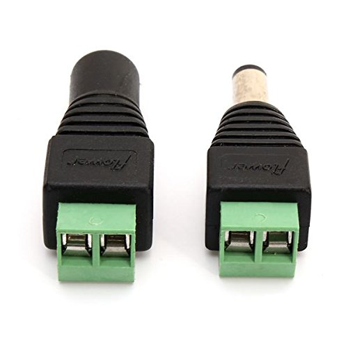 Preisvergleich Produktbild Männlich Weiblich 12V DC Netzstecker Adapter Jack Stecker für CCTV