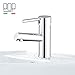 Produktbild POP Mischbatterie Bad Wasserhahn mit Zugstange Badarmatur Waschtischarmatur Waschbeckenarmatur Waschbecken Badezimmer Chrom