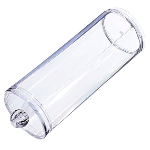 Acrylic Househould Holder Box Cotton Q-Tips Swabs Stick Makeup Storage Box