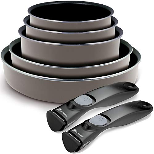 Backen 289952 Batterie de cuisine 7 pieces amovible induction