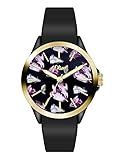 s.Oliver Damen Analog Quarz Uhr mit Silikon Armband SO-3512-PQ