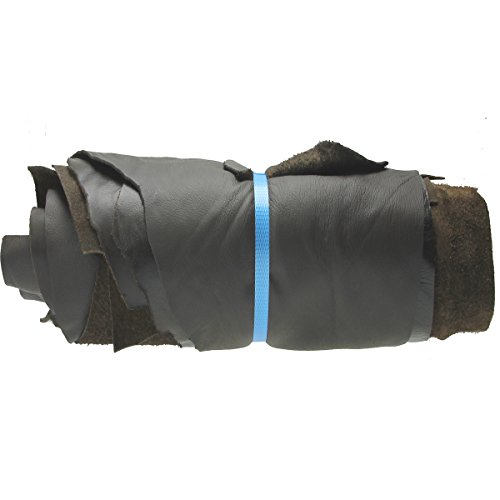 Lederstücke mittel 1kg dunkelbraun, verschiedene dunkle Brauntöne alle Stücke mindestens DIN A4