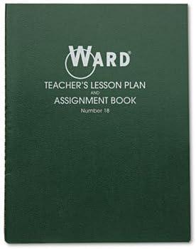 Lesson Plan Book, Wirebound, 8 Class Periods/Day, 11 x 8-1/2, 100 Pages, Green by Ward