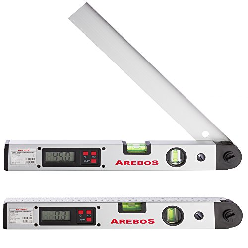 Digitale elektronische Wasserwaage 40 cm Digitaler Winkelmesser Winkelmessgerät - 3