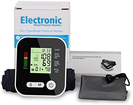 Microcomputer Upper Arm Type Automatic USB Charging Electronic Blood Pressure Monitor Household Intelligent Real Voice Electronic Blood Pressure Measuring Instruments Accuracy To Medical Grade Blood Pressure Meter Home Portable Rechargeable Sphygmomanometer Elderly Parents Health Gifts With English Description