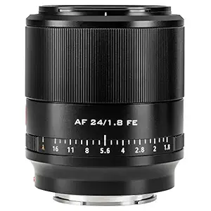VILTROX FE 24mm f/1.8 F1.8 Full Frame Auto Focus Wide Angle Lens for Sony E Mount a7 a6500