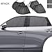 Produktbild Fiada 4 Stücke Auto Fenster Schatten Auto Seite Rückseite Sonnen Schutz Auto Fenster Vorhänge mit UV Schutz für Frontscheibe und Heckscheibe