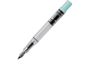 Twsbi ECO-T Mint Blue - Pluma estilográfica (punta M, edición especial