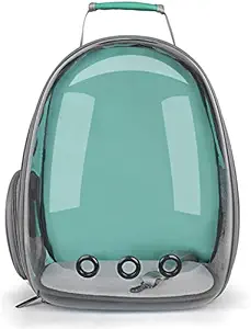 PETMASTER Pet Transparent Cat/Pet Bag Pet Carrier Backpack Puppy Kitty Breathable Carriers for Travel.