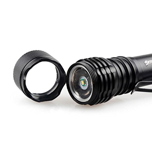 Holeider Taschenlampe Super Hell 2000LM Q5 3 Modi ZOOMBAR Lampe - 3