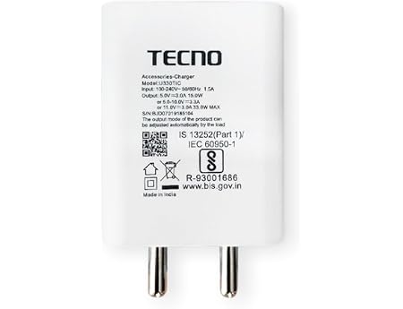 Tecno | USB-C | 33W Power Adapter