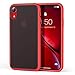 Produktbild AINOPE Hülle kompatibel iPhone Xr, Anti-Kratzer Handyhülle Schock-Absorption Phone Case Phone Cover für iPhone Xr iPhone 6.1 inch (Rot)
