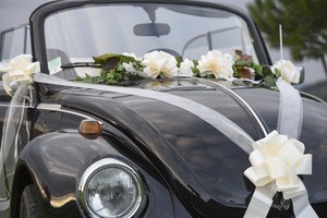 10x Riesenschleife Auto Geschenkschleife Ziehschleifen Geschenkschleifen Dekoschleifen XXL Schleife – Like a Girl ®(Burgunder) - 2