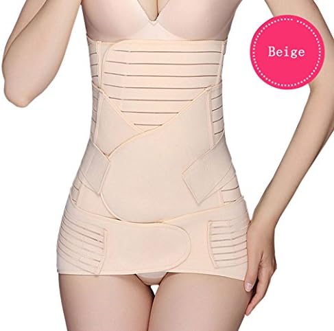 Fitnesssun - 3 in 1 Postpartum Support - Recovery Belly &amp; waist &amp; pelvis Belt - Shapewear Girdle - Breathable Elastic - Women and Maternity