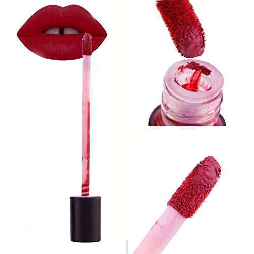 Matt Lipglosse Set ,VALUE MAKERS® Matte Liquid Lipsticks, Set aus 12 verschiedenen Farben mit Aufbewahrungstasche – wasserfest, langanhaltend, cremig – 12er Pack Lippenstifte(NET WT.12 x 4,4 g) - 3