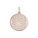 Produktbild Engelsrufer Lebensblume Anhänger für Damen 925er-Sterlingsilber rosévergoldet 33 mm