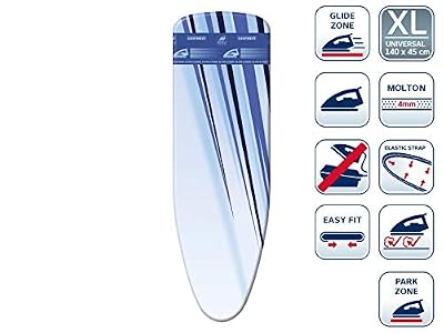 Leifheit 71612 Housse table à repasser Thermo Reflect Glide&Park Universal