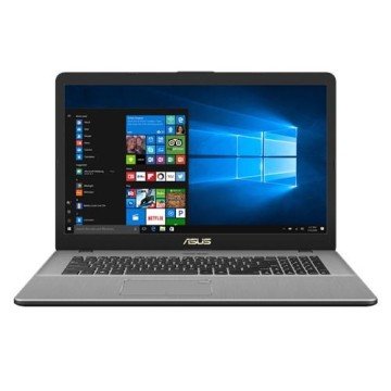 'ASUS VivoBook Pro 17 portátil, 17.3 HD IPS, procesador Intel Core i7 – 7500u, RAM 8 GB, HDD de 1 TB, Gris metálico oscuro [Layout italiano]