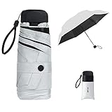 paraguas miniatura 🌂[Viento e impermeable] - Las costillas de aleación de aluminio más un eje mental le dan a este paraguas la capacidad de resistir el fuerte viento y la lluvia normales sin voltearse hacia afuera. en poco tiempo después de su uso.