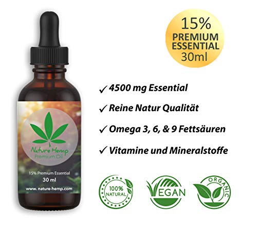 Preisvergleich Produktbild Nature Hemp 30ml 15% ESSENZ