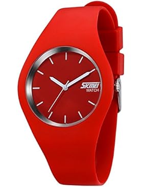 TONSHEN Damenuhr Mode Klassiker Analoge Quarz Uhr Weiche Silikon Band Sportuhr Geschäfts Lässig Stil Kleidung...