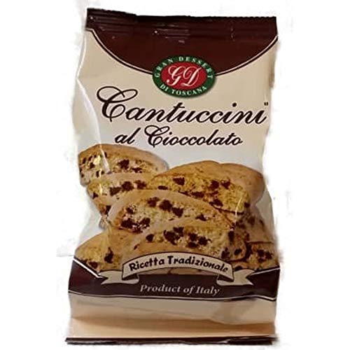 BISCOTTI CANTUCCINI AL CIOCCOLATO GRAN DESSERT DI TOSCANA BUSTA 150 GR CANTUCCI