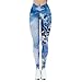 Produktbild Felicove High Wasit Leggings, Sexy Stretch Leggings Frauen Gedruckt Sport Yogahosen Sportswear Style Hose Mädchen Freizeithose Sommer Leggings Jogginghose