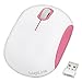 Produktbild LogiLink ID0083 COOPER Kabellose Optical Maus, 2,4GHZ, 1000dpi, 3 buttons, Auzu-Link Function, weiß-Pink