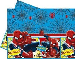 verbeten Spiderman, 27343, plastic tablecloth for parties and birthday spiderman, 120x180 cm