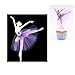 Produktbild Violett Tänzerin Tortenaufsatz Geburtstag Dekoration Tutu Cupcake Topper, 6 Stück
