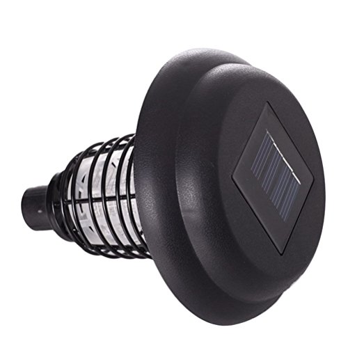 Insektenvernichter Solarbetriebene, Solar LED Outdoor Lampe, 2 in 1 Mückenvernichter und Garten-Leuchte, IP64 Wasserdicht Bug Zapper Garten-Licht Insektenlampe ohne Chemie Für Terrasse, Hof von Zuoao - 8