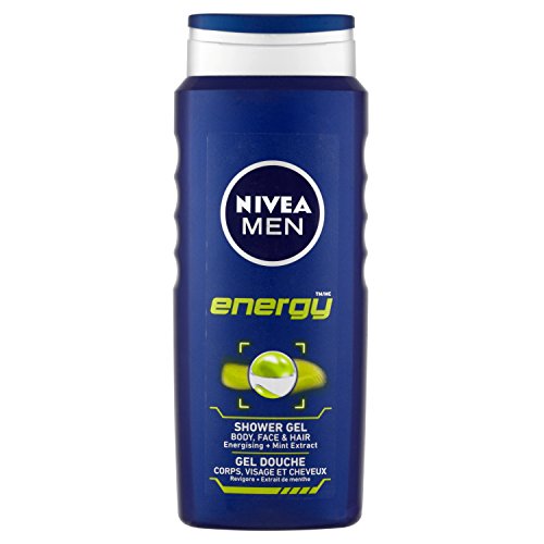 Nivea Men Energy Shower Gel, 500 ml - Pack of 6